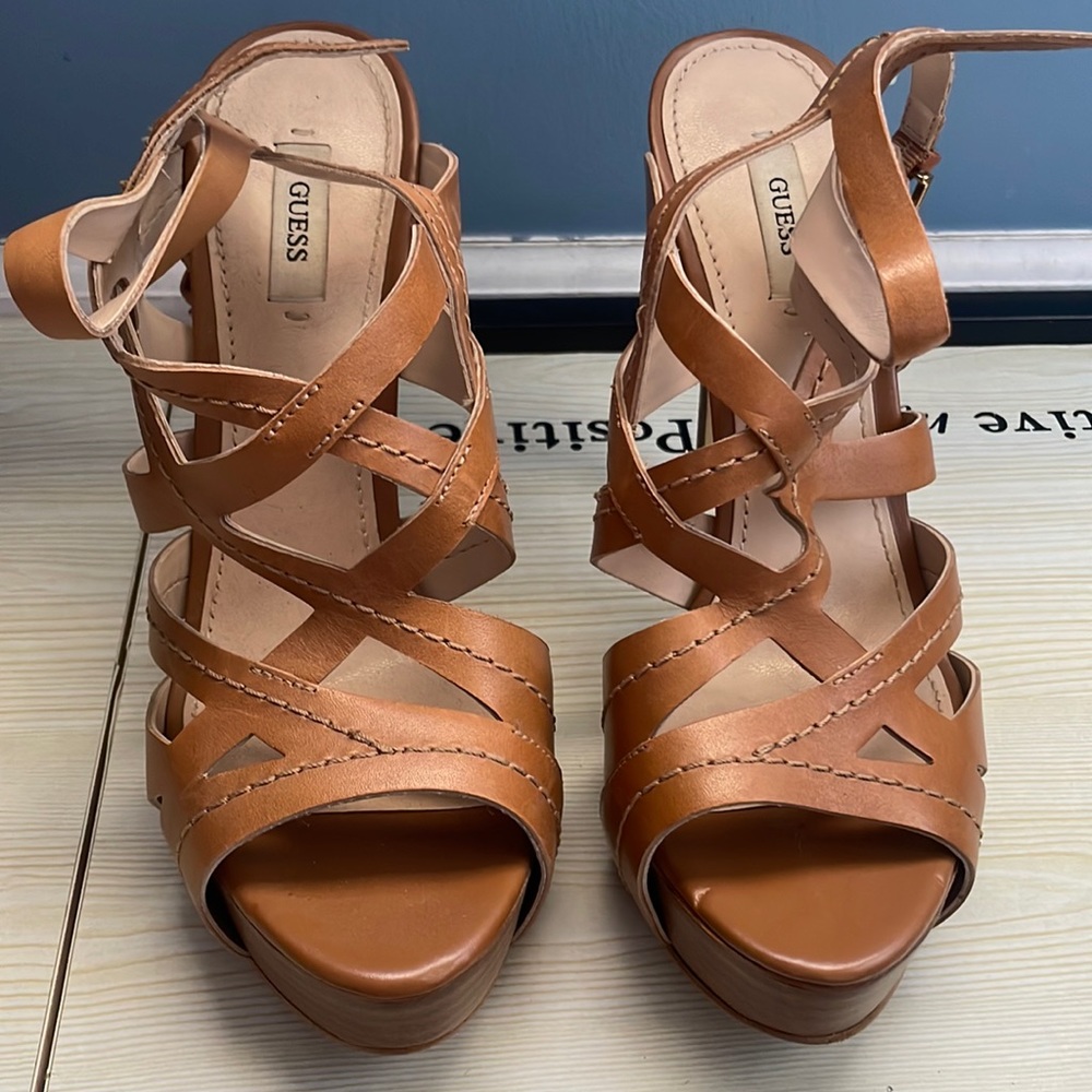 Authentic Guess Leather Heels